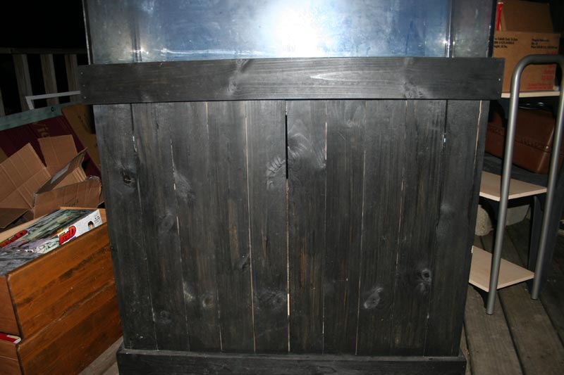 Needs handles and a touchup of stain in a couple of places.