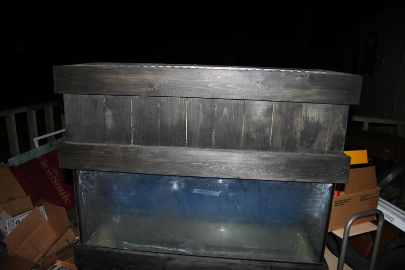 Needs a second coat of stain.